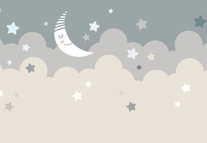 Moon Wall Mural for kids- 15336