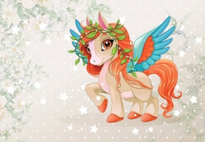 Pony wall mural - 13885