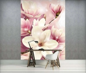 Tender floral photowall pink accents - 3505A - Img 2
