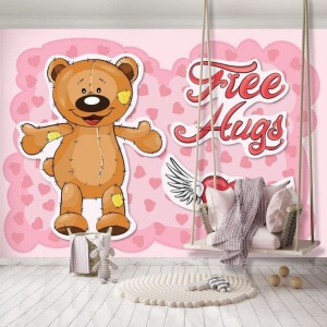 Free hugs text wallpaper for children - 12802 - Img 4