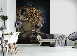 Panthera close up wall mural - 11892A - Img 2