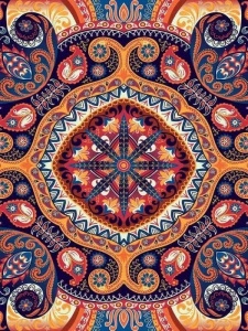Оriental motifs Wall Mural - 10142A
