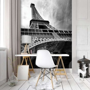 Eiffel tower in Paris bedroom wall paper - 10215A - Img 2