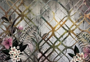 Floral art photowall - 13584