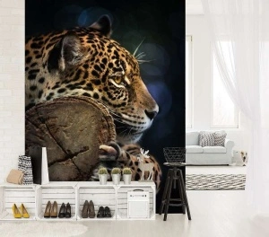 Panthera close up wall mural - 11892A - Img 3