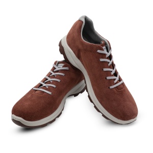 Pantofi casual S-KARP Velor - maro - Img 2