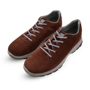 Pantofi casual S-KARP Velor - maro - Img 3
