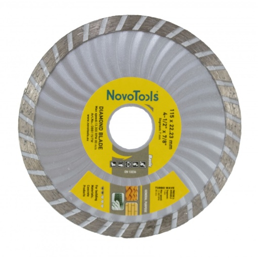 DISC DIAMANTAT Basic 115x7x22.23 Turbo NovoTools
