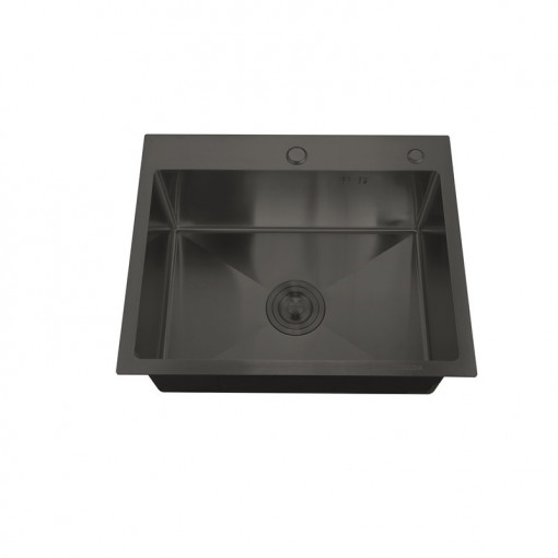 MIXXUS HM5050-215 NANO-BLACK (3.0/0.8) chiuveta bucatarie din inox