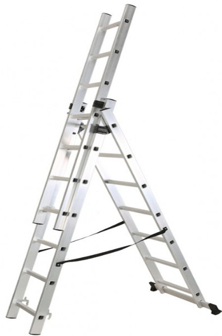 Scara multifunctionala 3x7 din aluminiu ROTOR KME307