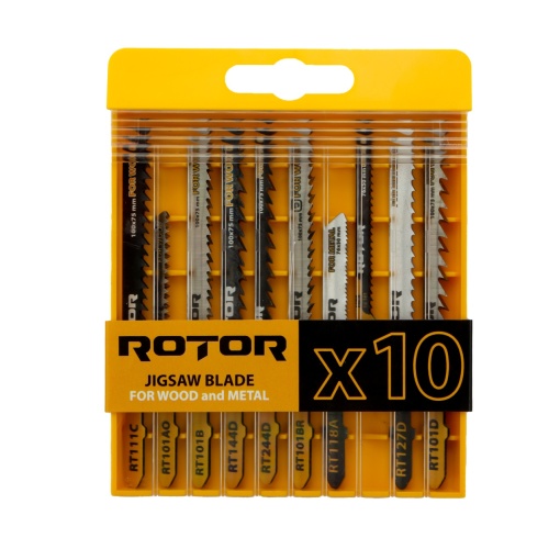 Set 10 Panze fierastrau pendular pentru Lemn/Metal ROTOR RTS1
