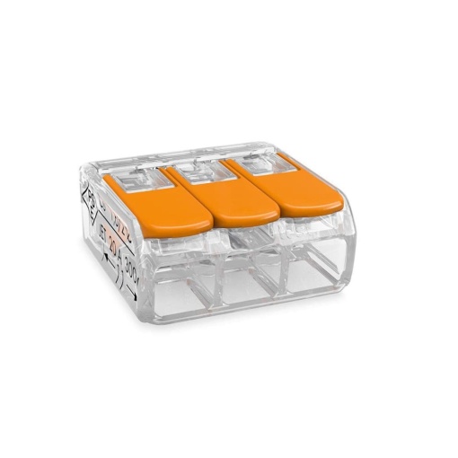V-109497 Conector derivatie slim 3 poli VARGO