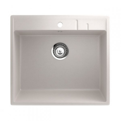 ES-15-331 chiuveta compozit, alb-crem ECOSTONE