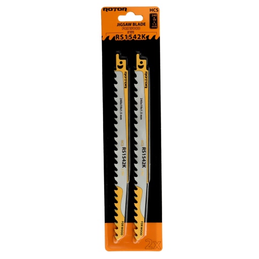 Panza fierastrau pendular pentru Lemn 240x19x1,5 mm Set 2 buc ROTOR RS1542K