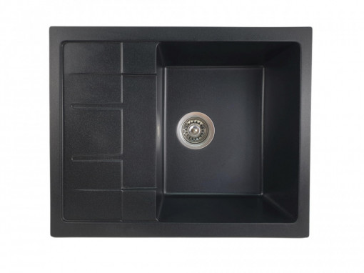 MIXXUS HB8210-G226 NEGRU, chiuveta bucatarie dreptunghiulara din granit