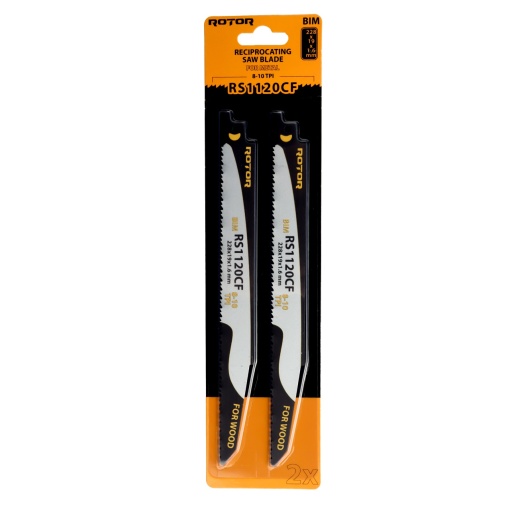 Panza fierastrau sabie pentru Metal 228x19x1,6 mm ROTOR RS1120CF Set 2 buc
