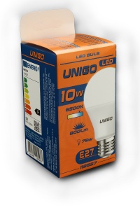 Bec LED UNIGO V-119557, E27, A60, 10W, 6500K - Img 2