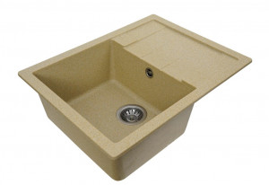 Chiuveta de bucătărie Elefant Premium Intenso , Bej 465x340 mm - Img 2