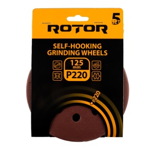Disc abraziv pentru slefuitor cu excentric ROTOR 125 P220 set 5 - Img 2