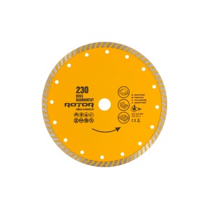DISC DIAMANTAT 230x3.1x10x22.23 Turbo Rotor - Img 2