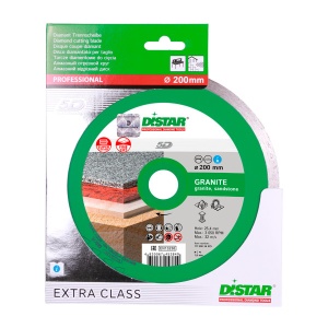 Disc diamantat Distar Granite, lama continua, 200,250,350 mm Ucraina Profesional - Img 5