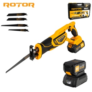 Fierastrau tip sabie cu acumulator ROTOR RBS21, 21 V/3 Ah, 750 W, 2900 rot/min - Img 1