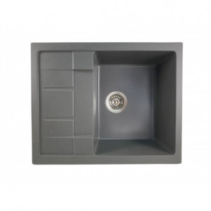 MIXXUS HB8210-G228 GRI, chiuveta bucatarie dreptunghiulara din granit - Img 1