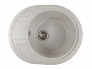 MIXXUS HB8311-G319 NISIP, chiuveta ovala bucatarie granit - Img 2