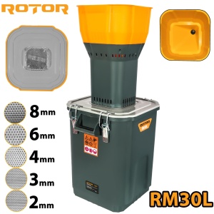 Moara electrica pentru cereale RM30L ROTOR, 19000 rot/min, 1200 W , 30 L - Img 1