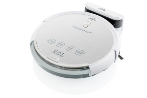 Robot aspirator cu mop ETA Aron 3512 90000, Wi-Fi, baterie Li-Ion 14.4 V, 300 ml, autoincarcare, navigare giroscopica, alb - Img 3