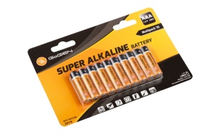 Set baterii Alcaline GoGEN SUPER LR03, 1.5 V, AAA, 800 mAh, 10 bucati - Img 2