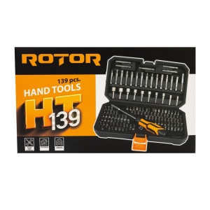 Set trusa biti,139 piese ROTOR HT139 - Img 3
