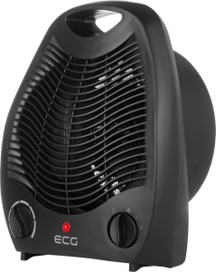Aeroterma electrica ECG TV 3030 Heat R, 2000 W, 2 viteze, 3 moduri de functionare, termostat, negru - Img 2