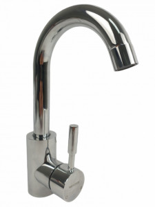 Baterie bucatarie MIXXUS SUS-011-B CHROME din otel inoxidabil, Monocomanda, Racorduri incluse - Img 1