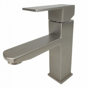Baterie lavoar MIXXUS KUB-001 din otel inoxidabil, Monocomanda, Racorduri incluse - Img 4
