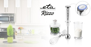 Blender de mana ETA RIZZO 3057, 400W, 5 viteze + TURBO, lame si elemente din otel inoxidabil - Img 2