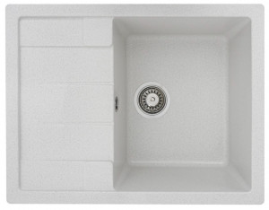 Chiuveta de bucătărie Elefant Premium Intenso , Alb 465x340 mm - Img 1