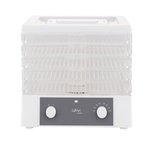Deshidrator-uscator de alimente GALLET LAPALISSE DES121, 250 W, 5 niveluri, gri cu alb - Img 1