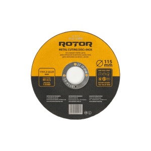 Disc abraziv pentru metal+inox ROTOR 115*1,2*22,23 set 10 - Img 5