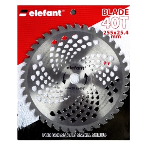 Disc taietor motocoasa 40T BLADE (oala) 255x25.4x40T ELEFANT - Img 2