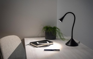 Lampa de masa GoGEN LL88B, 3.2W, gat flexibil, culoare neagra, clasa energetică A ++ - Img 2