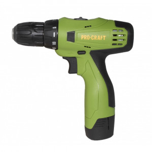 Masina de insurubat cu acumulator Procraft PA12PRO DFR, 12V/2A, 1350 RPM, mandrina 10 mm, 2 baterii - Img 2