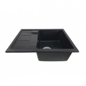 MIXXUS HB8210-G226 NEGRU, chiuveta bucatarie dreptunghiulara din granit - Img 2