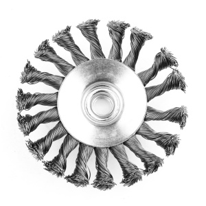 Perie de sarma conica cu noduri ROTOR 115mm M14 - Img 2