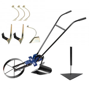 Prasitoare universala 5 in 1 manuala , Derulator, Rarita, Cultivator, Lama, Brazdar - Img 1