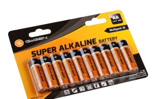 Set baterii Alcaline GoGEN SUPER AA, LR06, blister 10 buc - Img 2