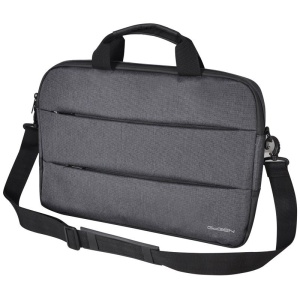 Geanta GoGEN MIAMI 13 GR pentru laptopuri si tablete pana la 13", buzunare exterioare cu fermoar, gri - Img 1
