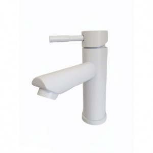 MIXXUS SUS-001-A WHITE baterie lavoar cu gura scurta din otel inoxidabil - Img 3