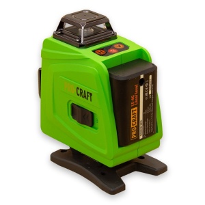 Nivela Laser Procraft LE-4G, fascicul verde, 2 acumulatori /4Ah, telecomanda, accesorii suport - Img 5