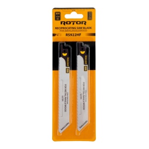Panza fierastrau sabie pentru Lemn/Cuie/Metal 150x19x09 mm Set 2 buc ROTOR RS922HF - Img 5